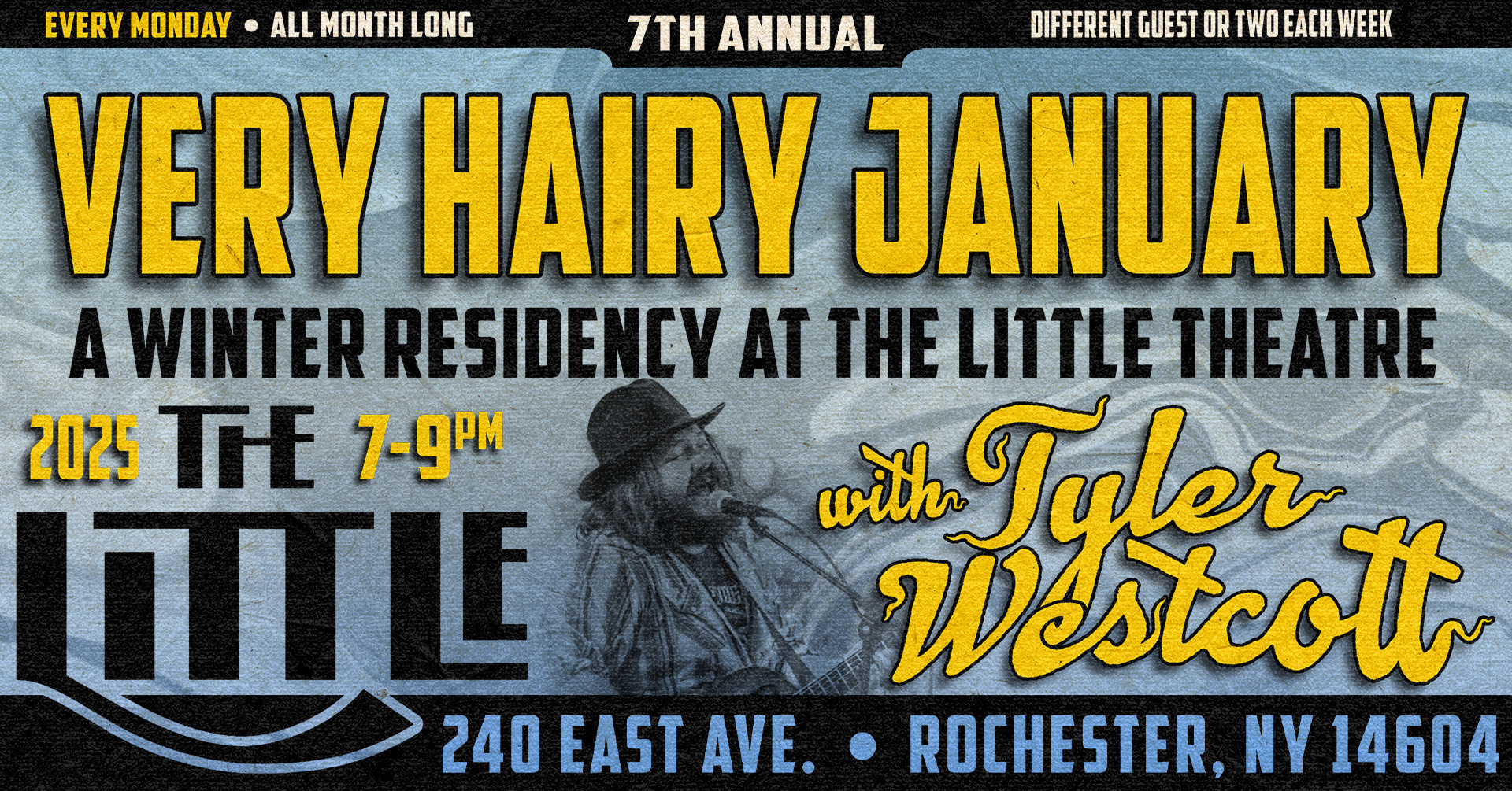 Very Hairy January Residency with Tyler Westcott thumbnail